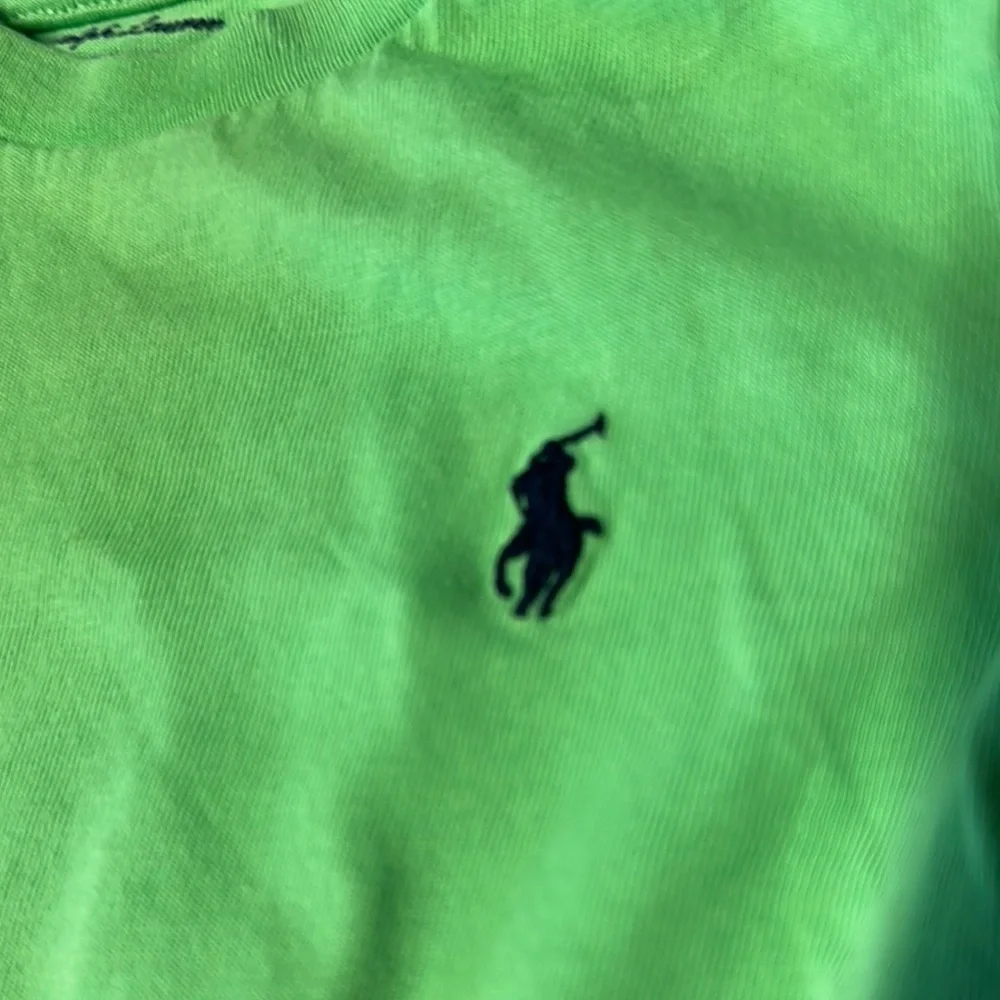 Ralph Lauren Green Short Sleeve Tee with Iconic Logo